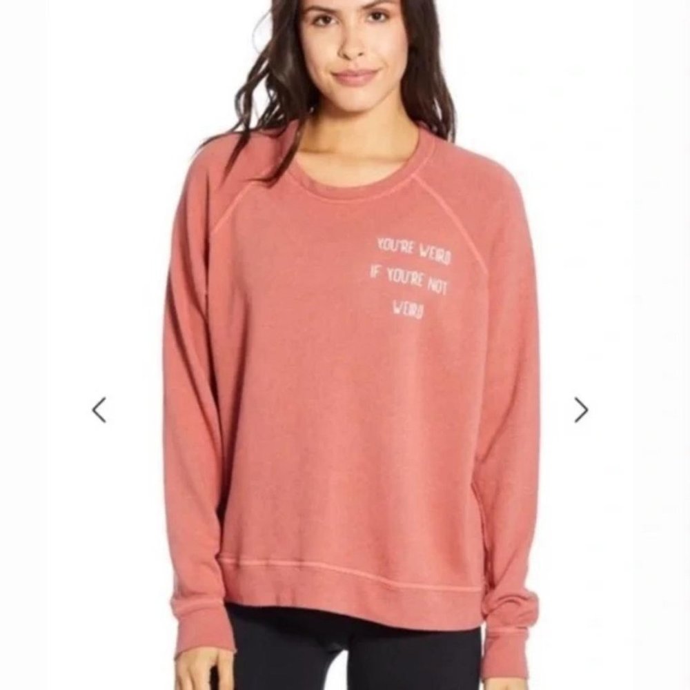 good hYOUman sweatshirt “you’re weird if you’re not weird”